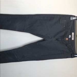 Grey skinny low-rise pants